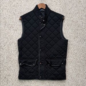 Polo by Ralph Lauren Men's Black Quilted Vest